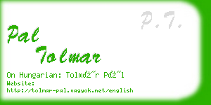 pal tolmar business card